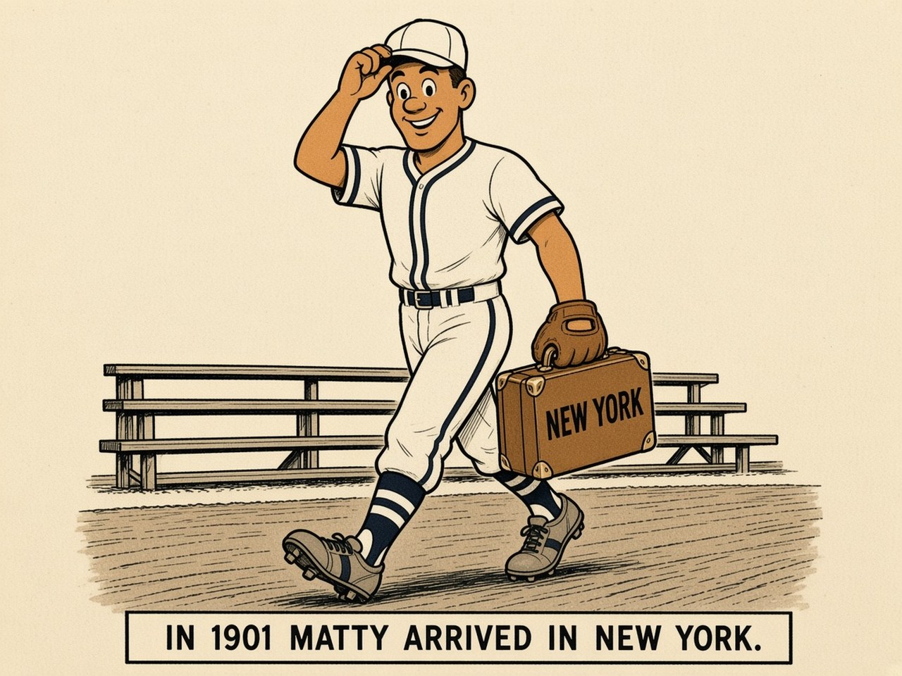 Christy Mathewson 1901 — NEW YORK 1901