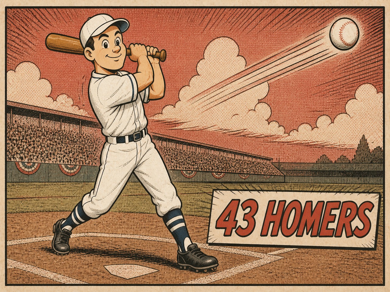 Chuck Klein 1929 — 43 HOMERS