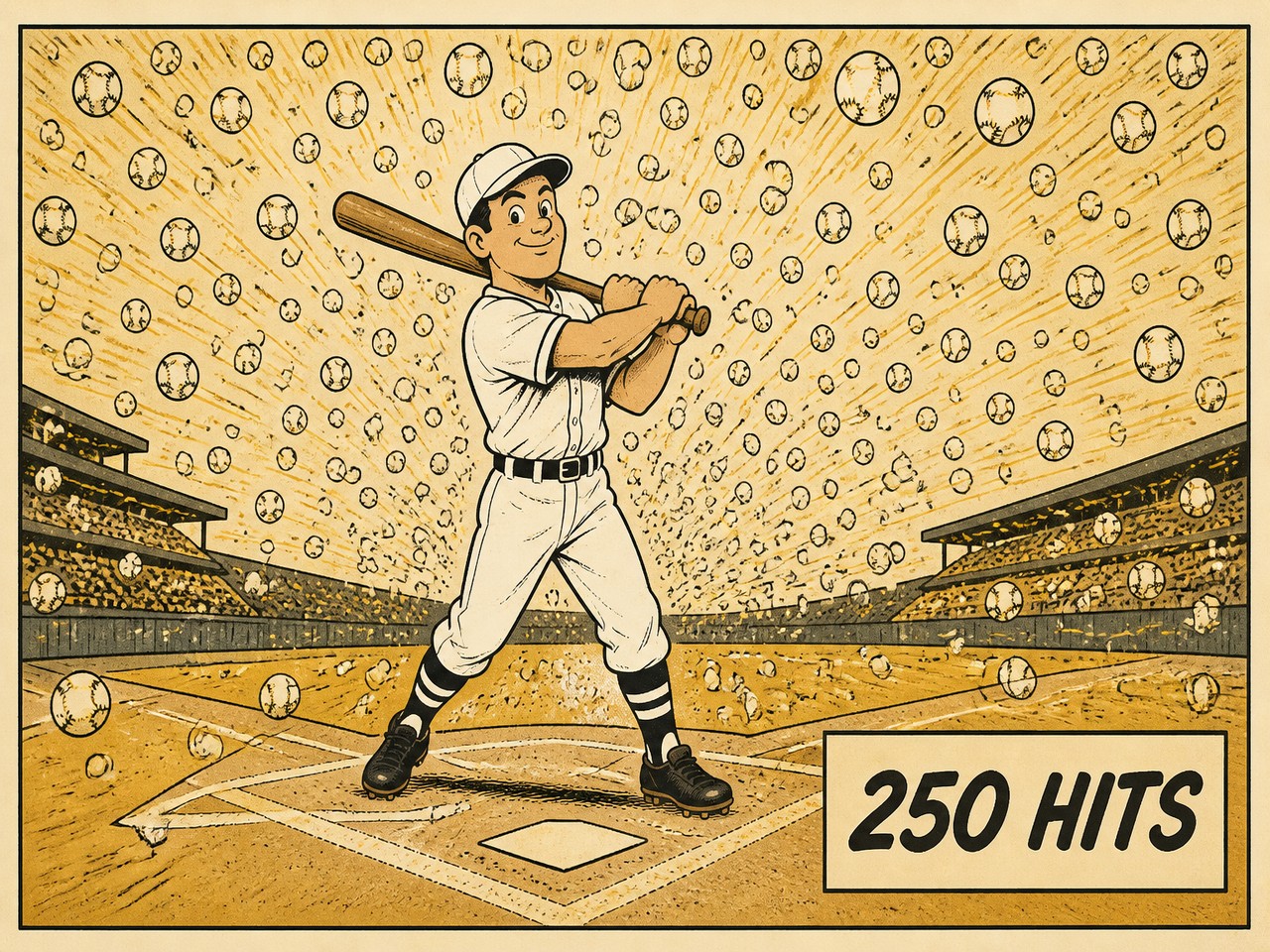 Chuck Klein 1930 — 250 HITS