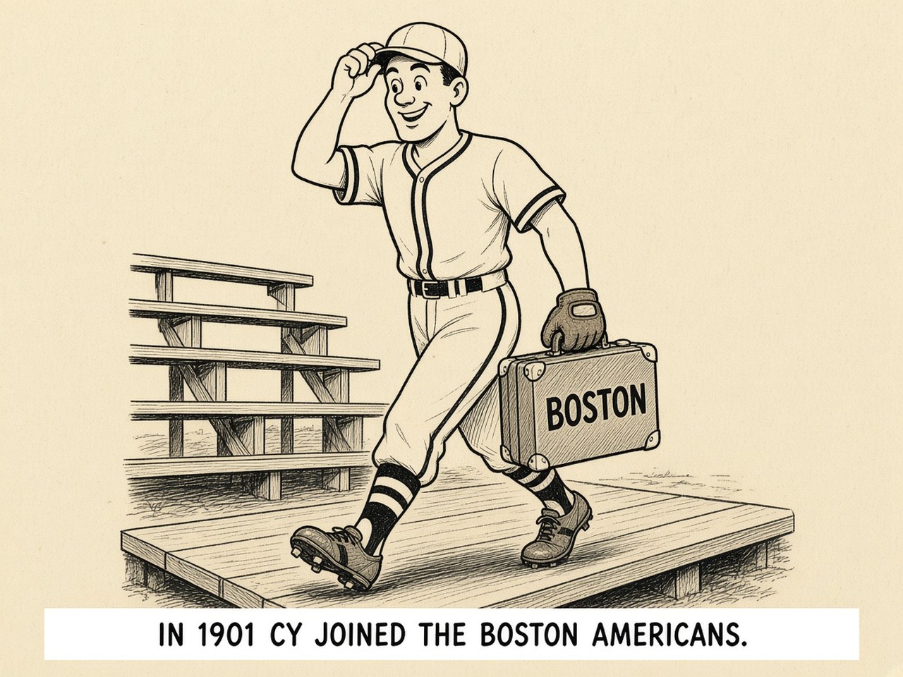 Cy Young 1901 — BOSTON 1901