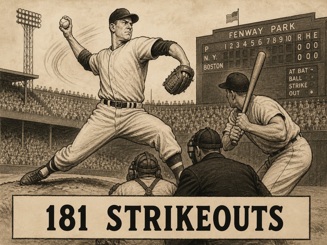 Dick Radatz 1964 — 181 STRIKEOUTS