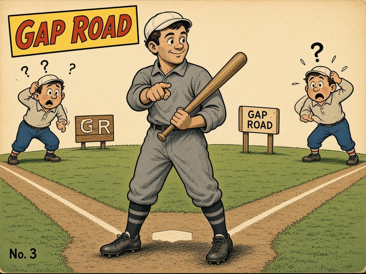Edd Roush 1923 — GAP ROAD