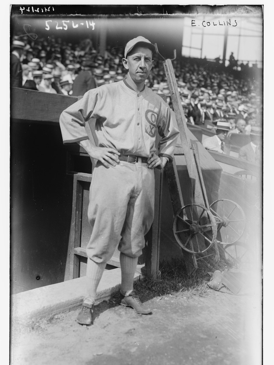 Eddie Collins — public-domain portrait (Wikimedia Commons / Library of Congress)
