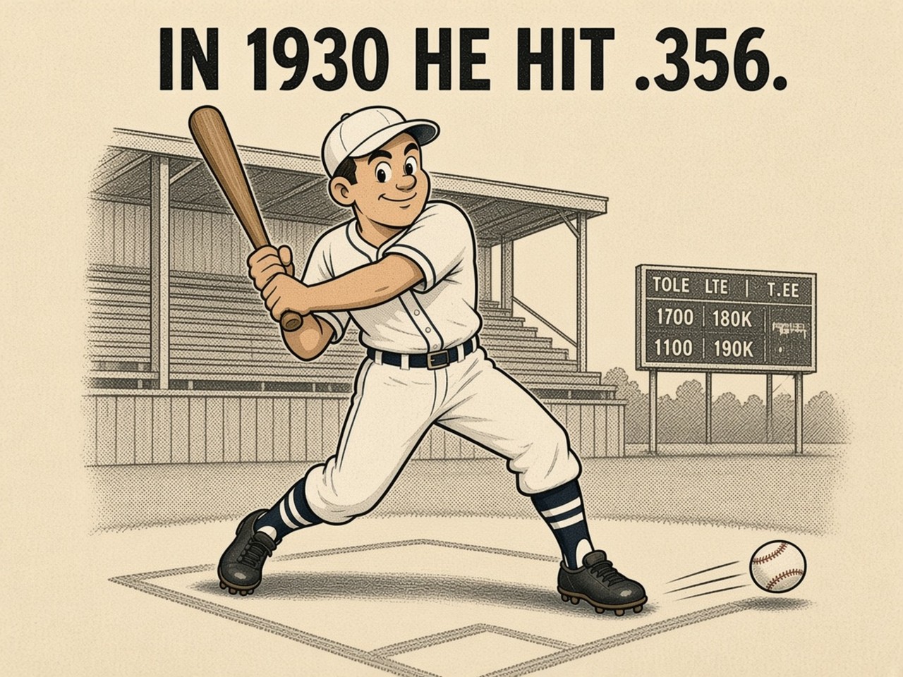 Hack Wilson 1930 — .356 AVG