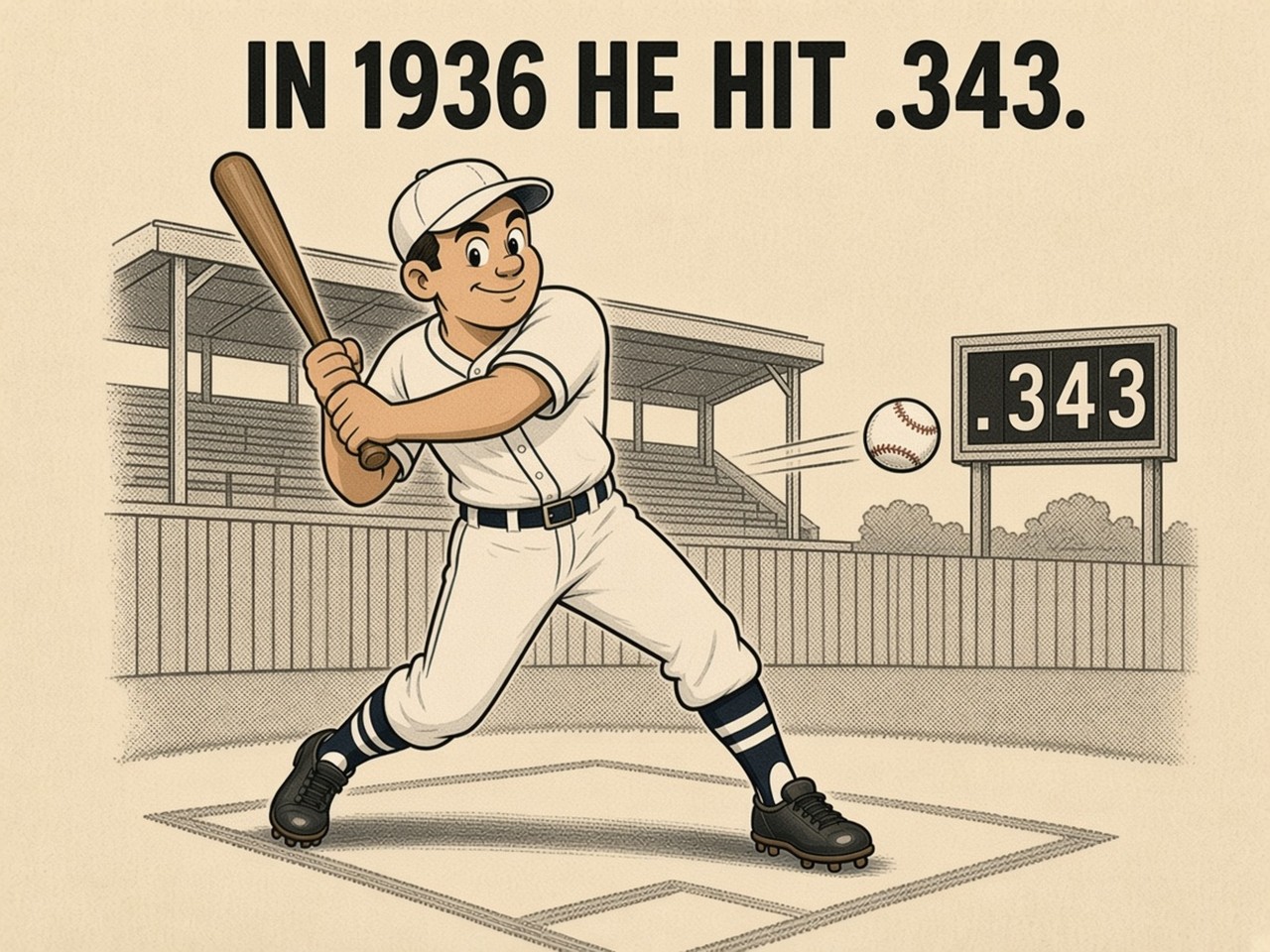 Hal Trosky 1936 — .343 AVG