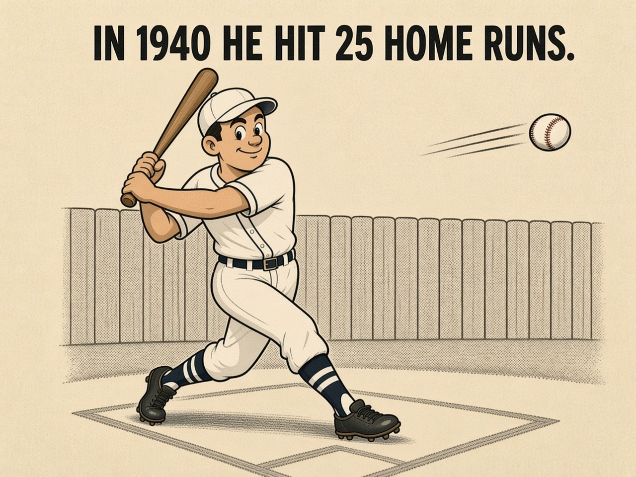Hal Trosky 1940 — 25 HOME RUNS