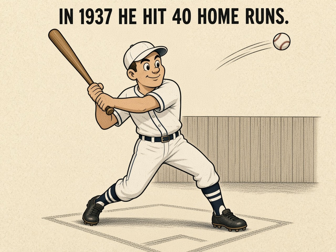 Hank Greenberg 1937 — 40 HOME RUNS