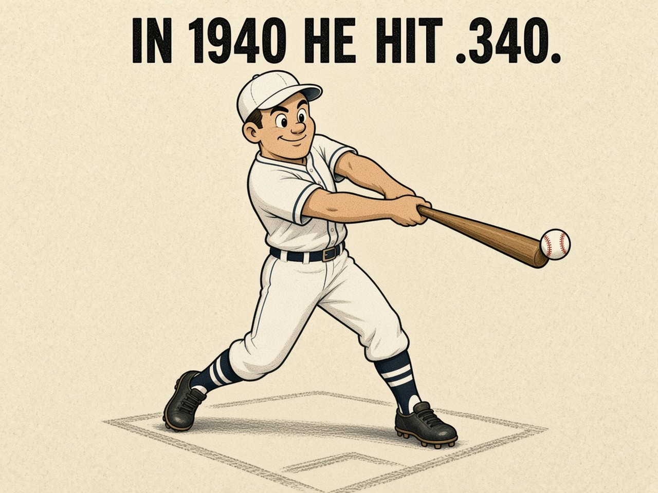 Hank Greenberg 1940 — .340 AVG