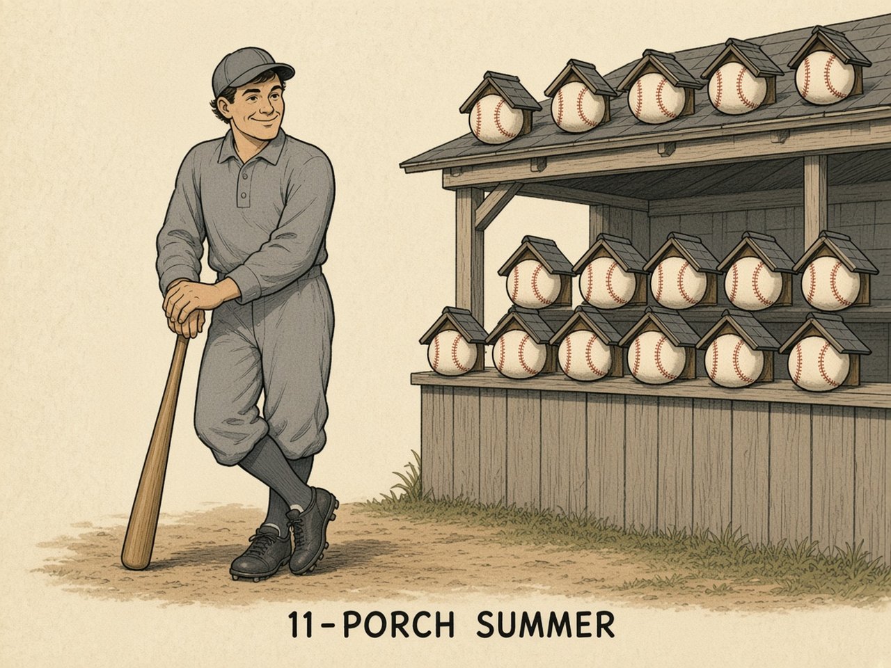 Home Run Baker 1911 — 11-PORCH SUMMER