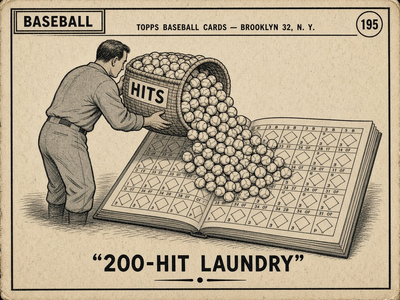 Home Run Baker 1912 — 200-HIT LAUNDRY