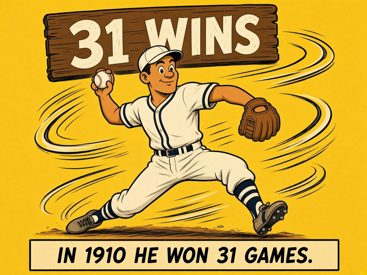 Jack Coombs 1910 — 31 WINS
