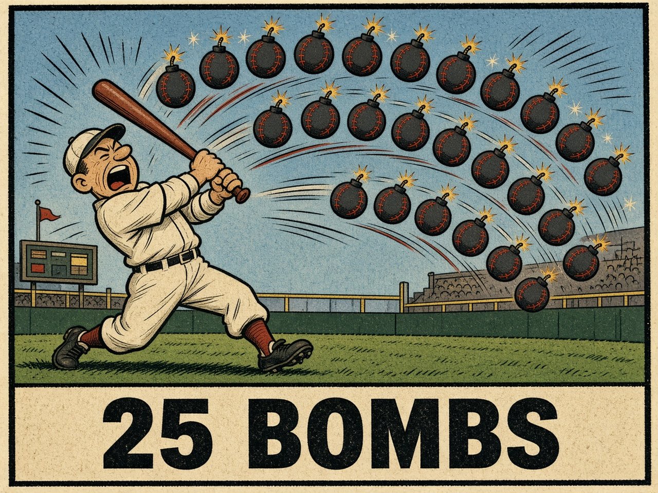 Ken Williams 1925 — 25 BOMBS
