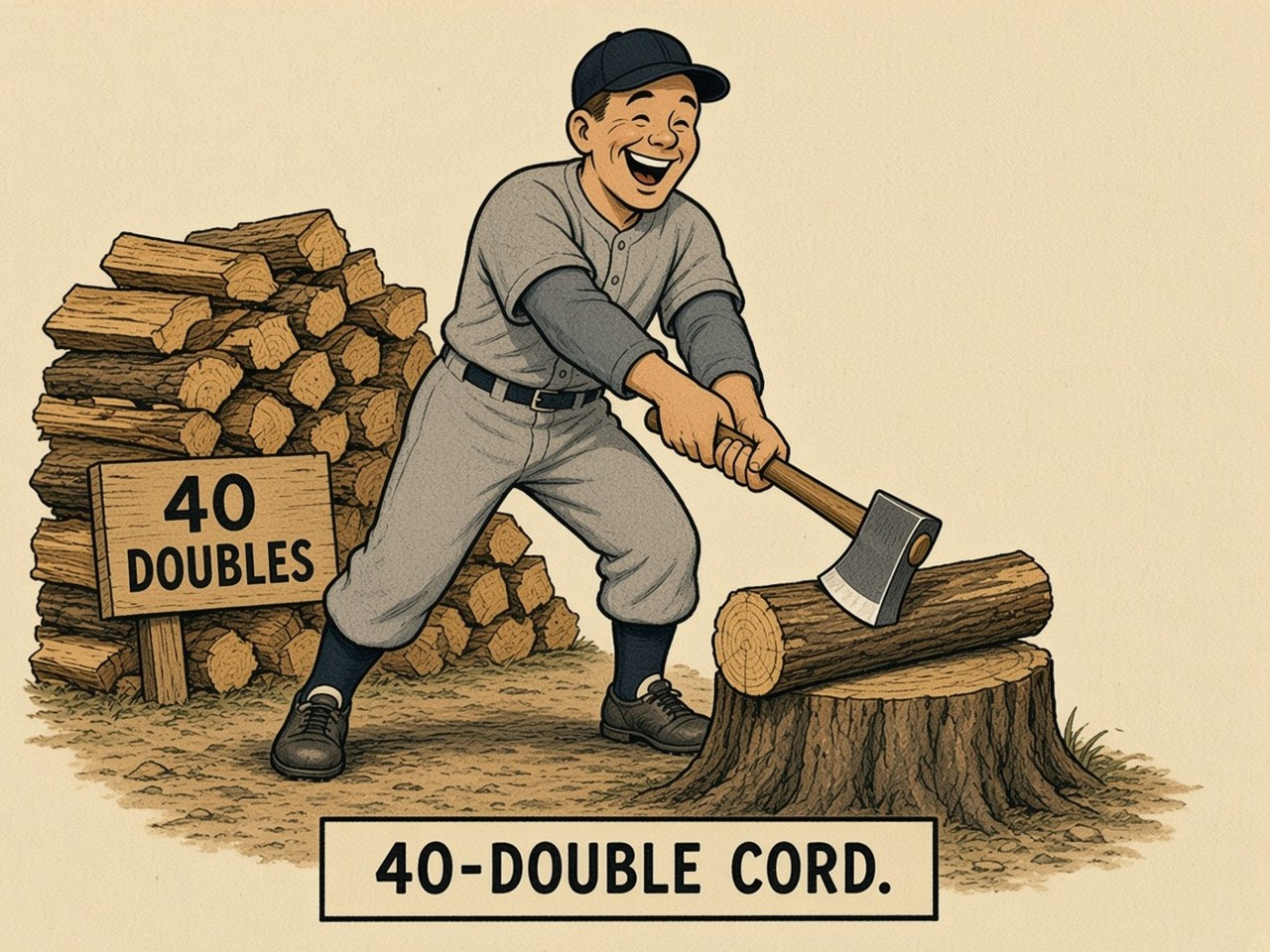 Larry Doyle 1915 — 40-DOUBLE CORD
