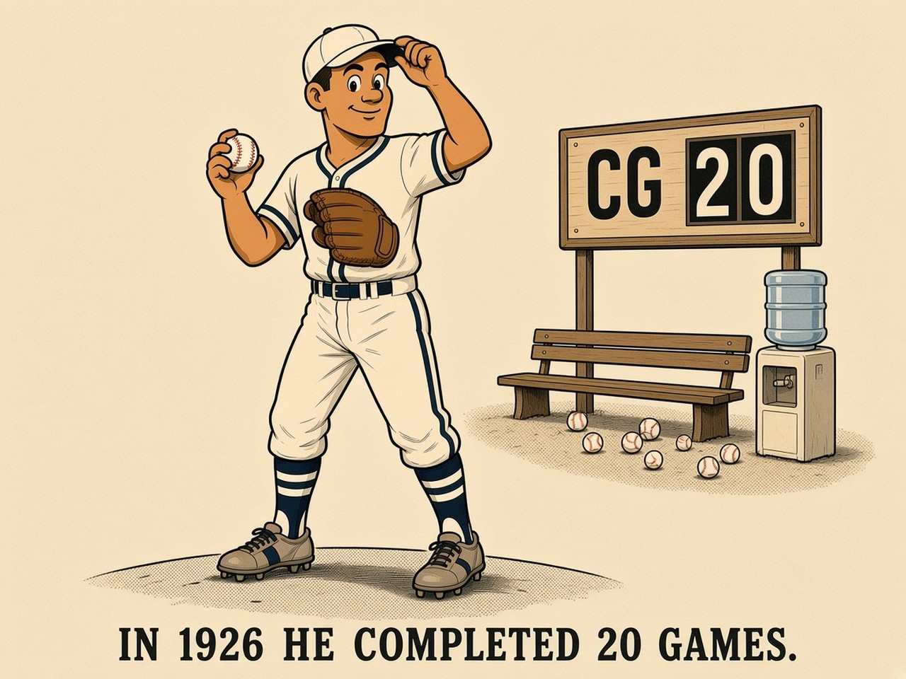 Lefty Grove 1926 — 20 COMPLETE GAMES