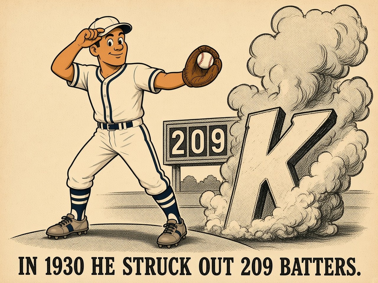 Lefty Grove 1930 — 209 STRIKEOUTS