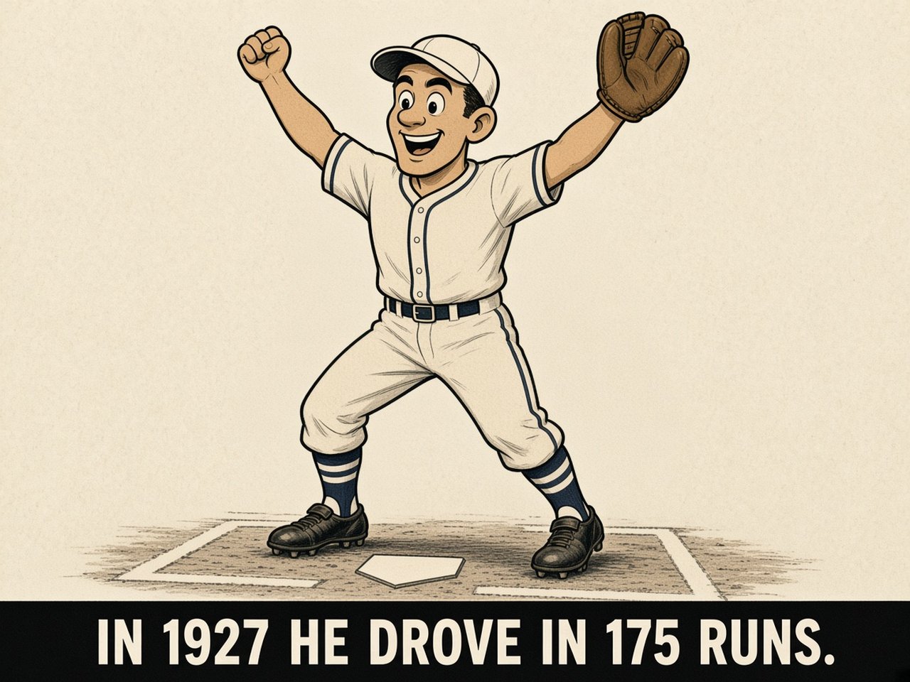 Lou Gehrig 1927 — 175 RBI