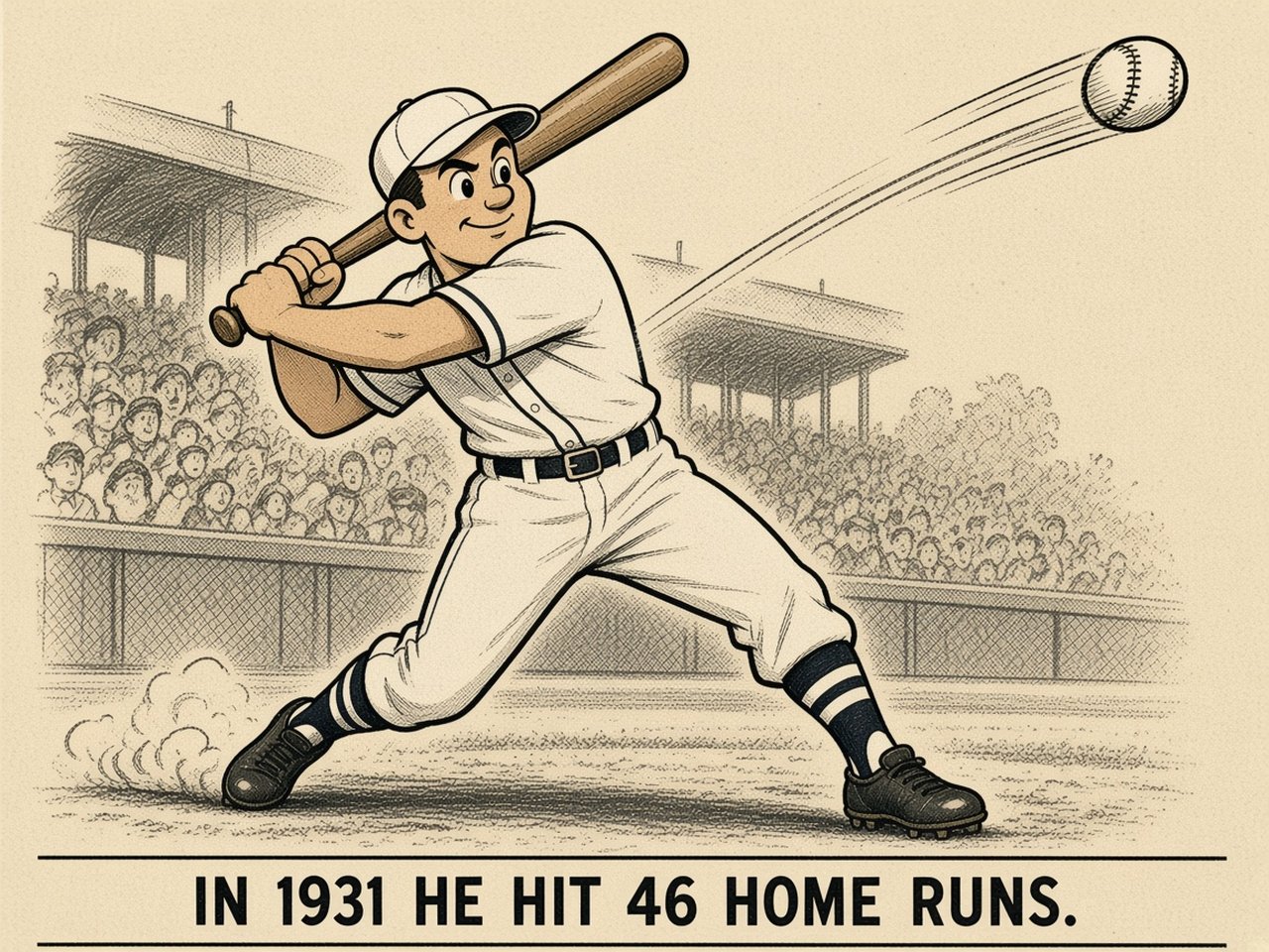Lou Gehrig 1931 — 46 HOME RUNS