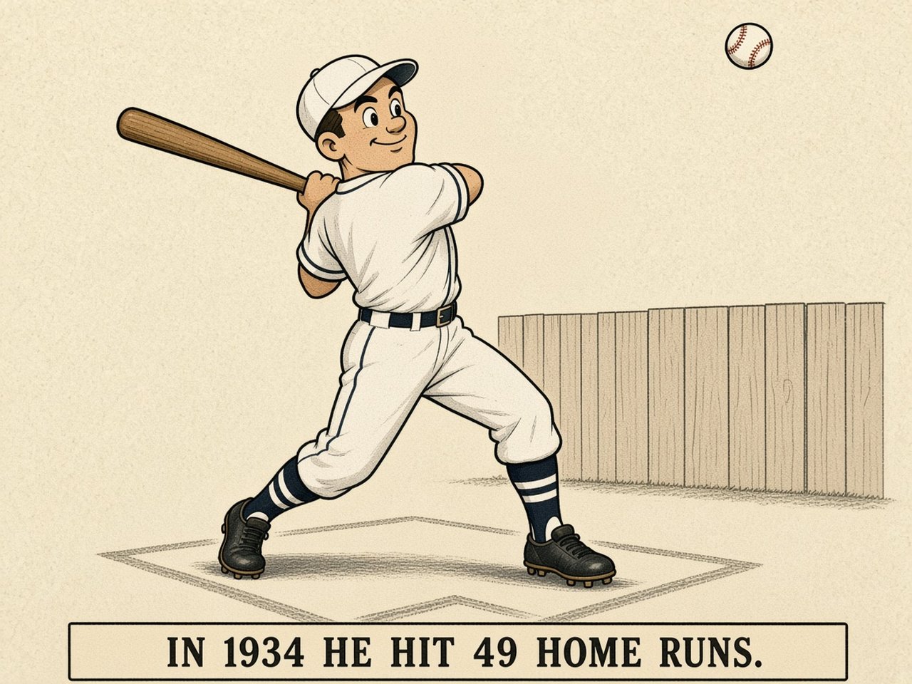 Lou Gehrig 1934 — 49 HOME RUNS