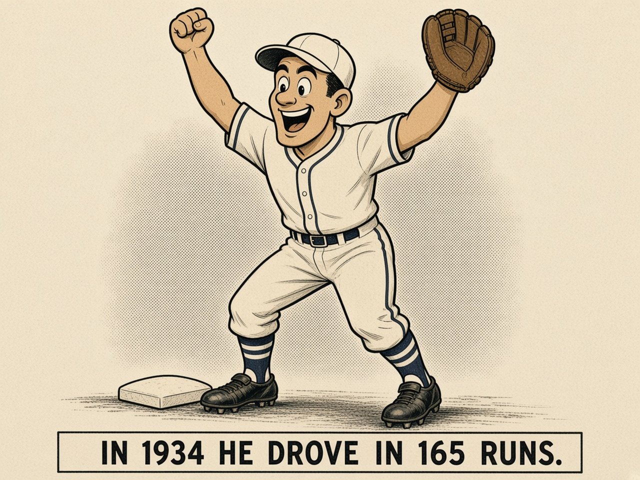 Lou Gehrig 1934 — 165 RBI