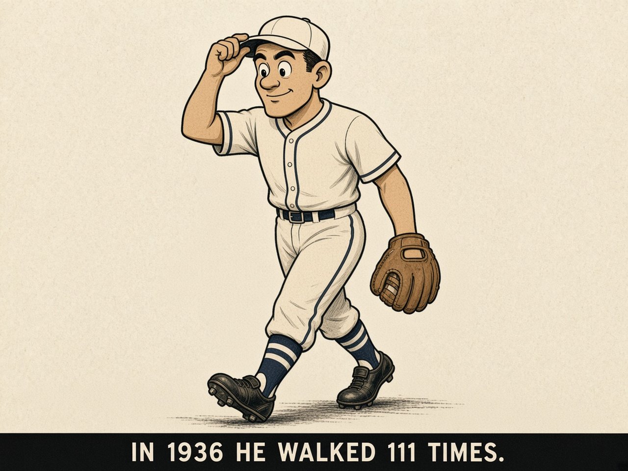 Mel Ott 1936 — 111 WALKS