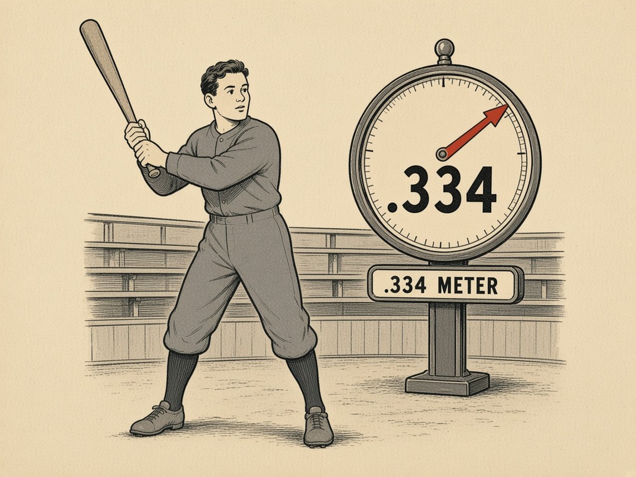Mike Donlin 1908 — .334 METER