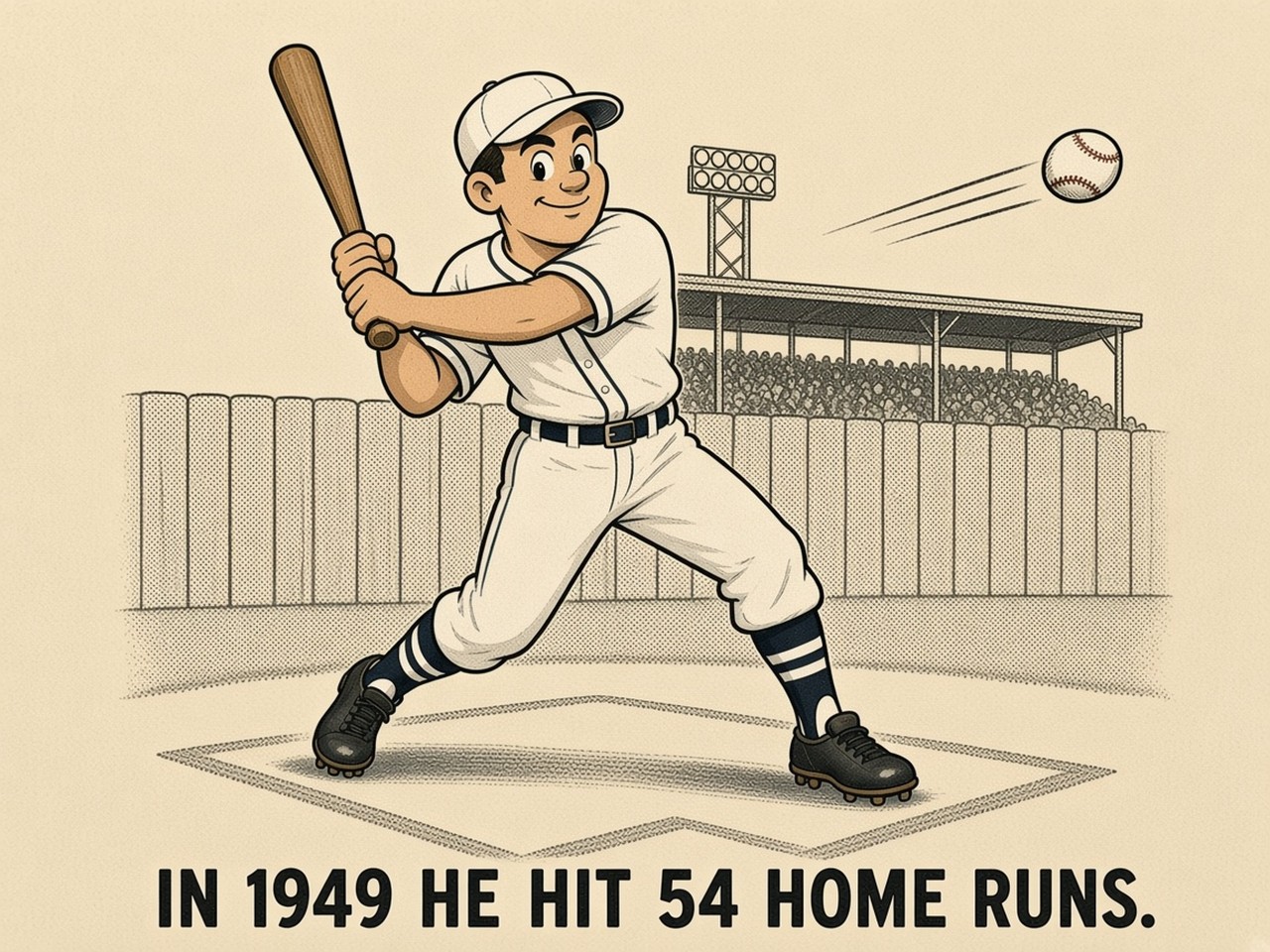 Ralph Kiner 1949 — 54 HOME RUNS