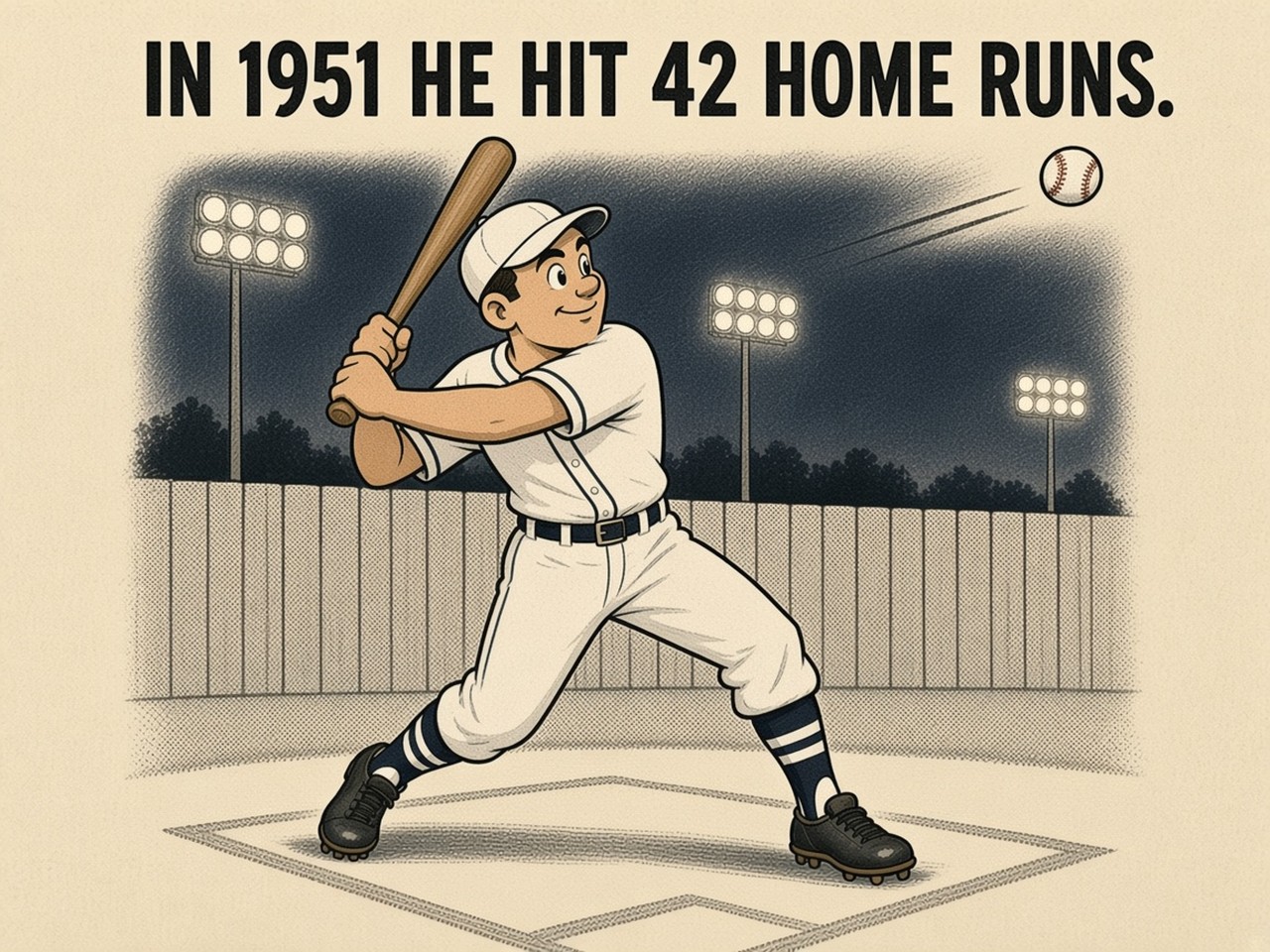 Ralph Kiner 1951 — 42 HOME RUNS