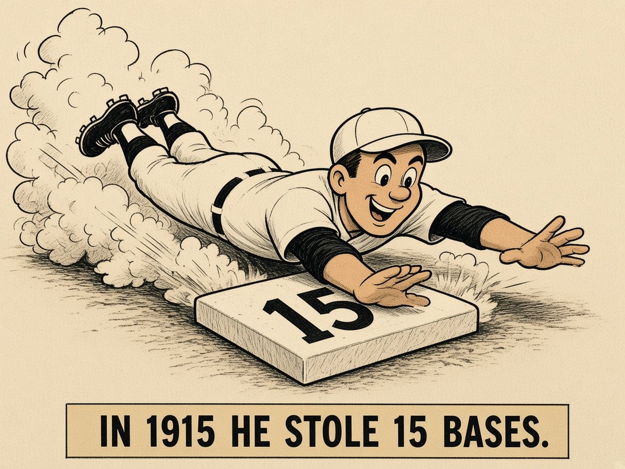 Ray Schalk 1915 — 15 STEALS