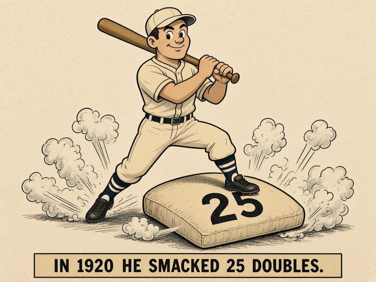 Ray Schalk 1920 — 25 DOUBLES
