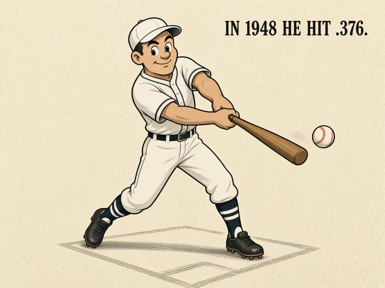 Stan Musial 1948 — .376 AVG