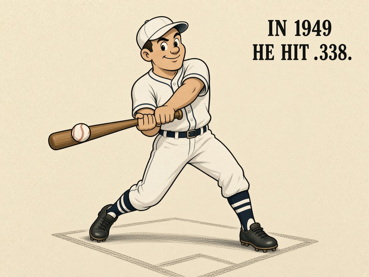 Stan Musial 1949 — .338 AVG