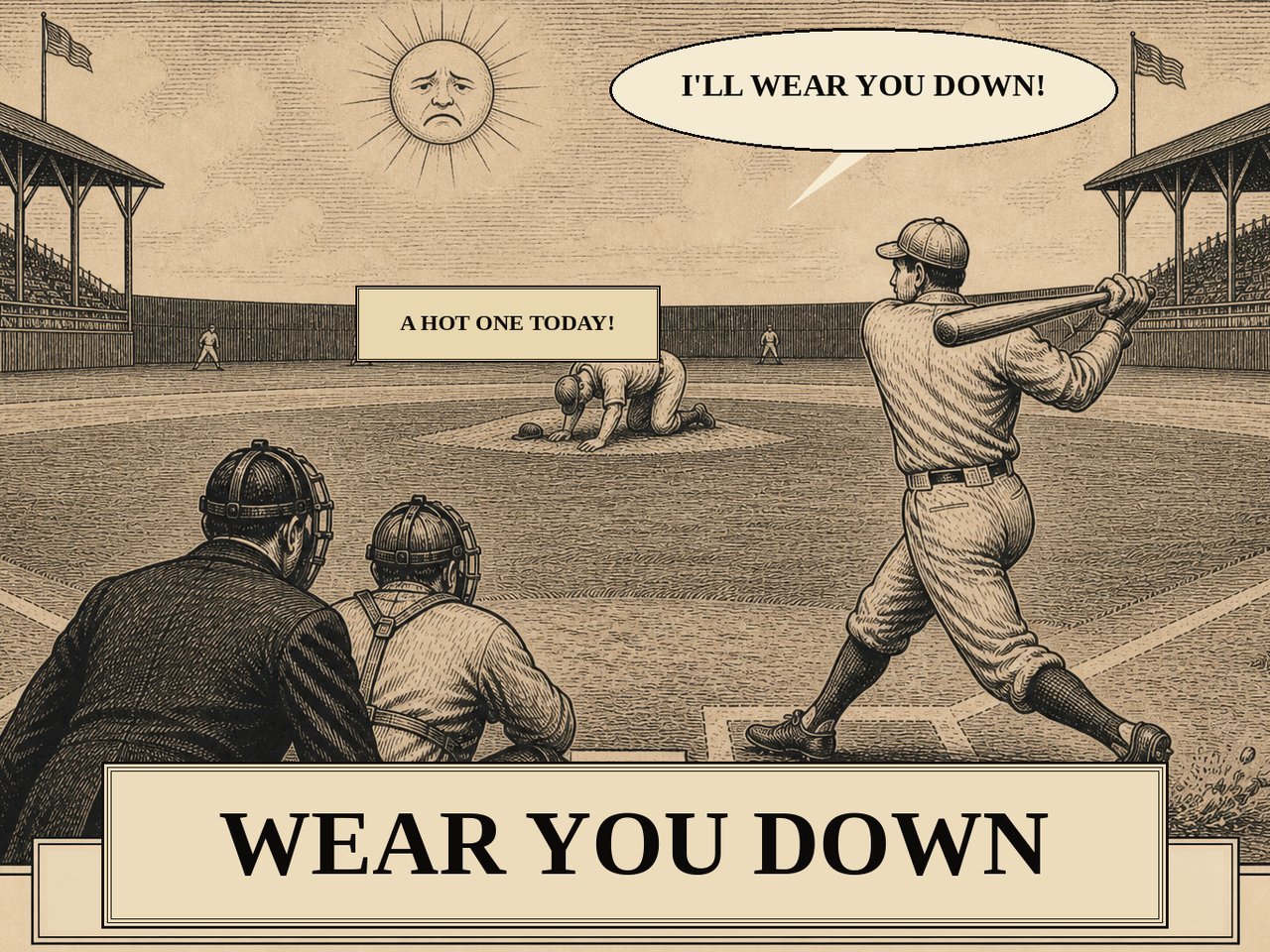 Ty Cobb 1911 — WEAR YOU DOWN