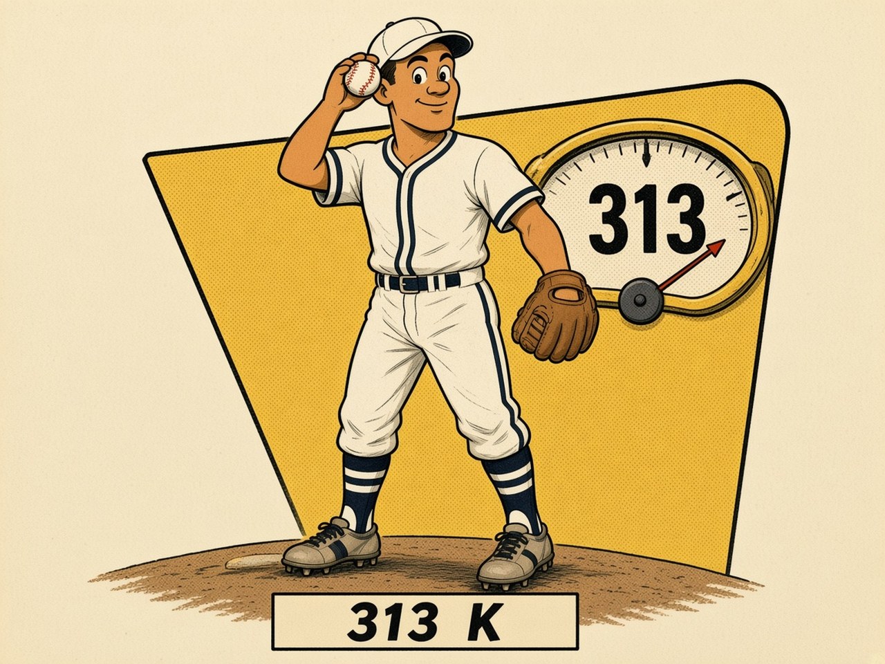 Walter Johnson 1910 — 313 K