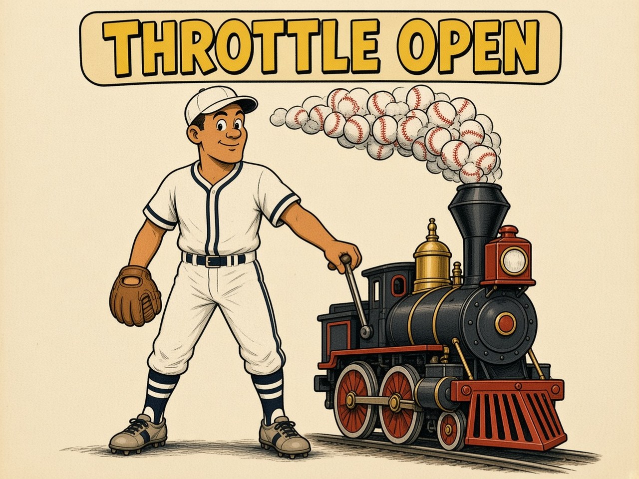 Walter Johnson 1910 — THROTTLE OPEN
