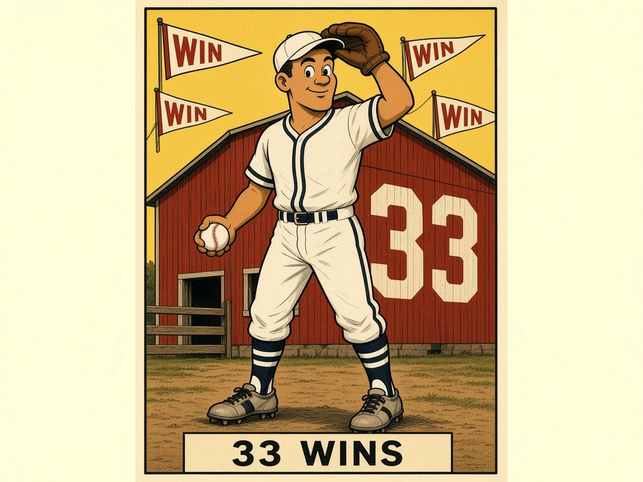 Walter Johnson 1912 — 33 WINS