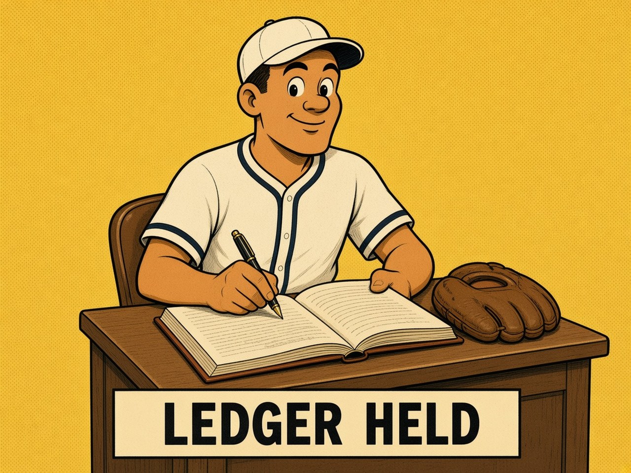 Walter Johnson 1916 — LEDGER HELD